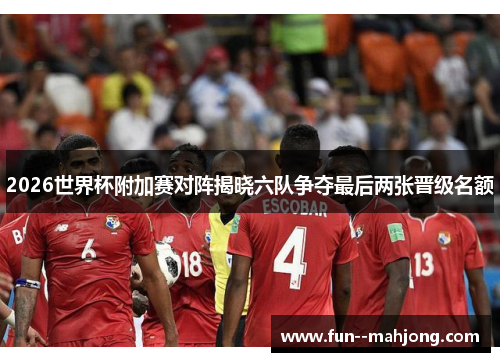 2026世界杯附加赛对阵揭晓六队争夺最后两张晋级名额